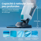Aiper - PilotFlow V3 Aspirateur de piscine portable pour piscines creusées et hors sol avec une puissance d'aspiration de 21 GPM et une perche télescopique-La rallonge permet de nettoyer jusqu'à une profondeur de 2,5 m