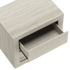 Manhattan Comfort - Table de nuit contemporaine Soren 26" à 2 tiroirs - Chêne blanchi-Disponible en chêne blanchi, chêne naturel et gris charbon