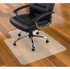Mount-It! - Tapis de chaise pour sol dur avec rebord, 35,5 po x 47 po, vinyle transparent-Le tapis transparent s'harmonisera avec n'importe quelle pièce