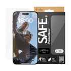 PanzerGlass - SAFE Protecteur d'écran pour iPhone 15 Pro Max - Transparent-Protecteur d'écran ultra-large