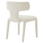 Modway - Stellan Dos courbé Boucle Tapis Chaise à manger Ensemble de 2 - Crème-9