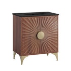 Modway - Daylight 30" Vanette de salle de bain - Noyer noir-Armoire de toilette moderne pour salle de bain
