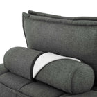 Modway - Saunter Touffe Tissu Chaise sans accoudoir - Gris-Capacité du poids de la chaise : 300 lb