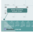 Blueline - 2027 Calendrier sous-main mensuel Le meilleur ami de l’homme - 22 po x 17 po - bilingue-Support en carton renforcé