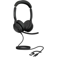 Jabra - Casque stéréo filaire USB-C/A et Bluetooth Evolve2 50 - Unified-Professionnalisme de travail n’importe où, avec la technologie de microphones à réduction de bruit