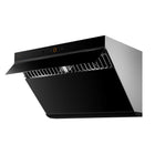 Fotile - JQG7515 Hotte aspirante à ventilation inclinée - 30 po - Noire-Niveau sonore minimal de 37.3 dB