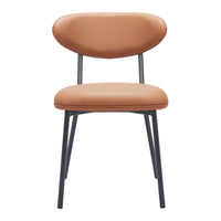 Zuo - Rorun Chaise de salle à manger - Brun - Ensemble de 4-Confort moelleux et rembourrage durable