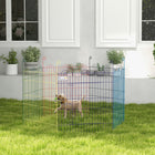 PawHut - Parc pour Animaux Hexagonal Portable pour Chien Clôture d'Exercice Extérieur-Disponible dans une variété de couleurs vives