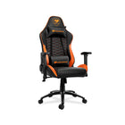 COUGAR - Chaise de jeu inclinable et pivotante Outrider - noir et orange-Base métallique à 5 étoiles
