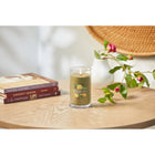 Yankee Candle - Sage & Citrus Signature Bougie pilier moyenne - 404 g-Mèche en coton et mélange de cire de soja de qualité supérieure