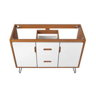 Modway - Energize 48" Meuble de toilette de salle de bain compatible double lavabo (non inclus) - Blanc cerise-10