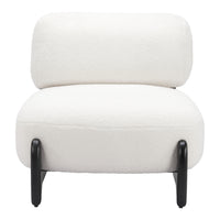 Zuo - Bombo Fauteuil d’appoint - Blanc-Texture ultra douce et confortable