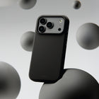 TUFF8 - Étui GlideAir Mag Noir iPhone 17 Pro-Surface mate douce : aide à résister aux empreintes digitales et garde votre étui propre et élégant