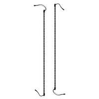SoundExtreme - Kit de fouets Extreme, qté 1 x 4 pi plus contrôleur LED DCAST-Contrôleur à del de 4 zones compris: jusqu’à 4 zones pour les fouets, les bandes et les gyrophares compatibles avec les LEDCast. utilisation facultative de 2 zones pour synchroniser les feux avec le frein du véhicule, les signaux d’inversion et les clignotants (rallonges vendues séparément); IMPERMÉABLE - conception en instance de brevet offrant une protection 100 % imperméable à l’eau et à la saleté pour résister aux éléments;
