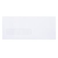 SupremeX - Enveloppe avec fenêtre - Fermeture autoadhésive (Peler et coller) - No. 10 - 4-1/8" x 9-1/2" - Paquet de 500-Fermeture Pellez! Collez!