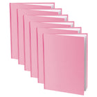 Ashley - Livre vierge à couverture rigide pour jeunes auteurs - Rose - 28 cm (H) x 21,5 cm (L) - Portrait - 14 feuilles/28 pages - Paquet de 6-Idéal pour les jeunes auteurs, les cadeaux, les souvenirs de classe, l'accomplissement personnel et plus encore, mesure 11 po de hauteur x 8-1/2 po de largeur.