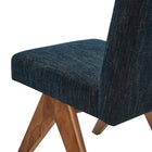 Modway - Lyra Tissu Fauteuil d’appoint de la salle à manger Ensemble de 2 - Azure Fabric-10