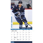 DateWorks - 2026 Calendrier Mural 16 Mois - 12 po x 12 po - Jets de Winnipeg - Bilingue -Septembre 2025 - Décembre 2026
