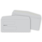 Nebs Business Products - Enveloppes confidentielles Deluxe à deux fenêtres - 8-3/4" x 3-3/4" - Blanc - Paquet de 500-La conception DU-O-VUE à 2 fenêtres affiche clairement l'adresse du destinataire et votre adresse de retour préimprimée