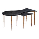 Zuo - Norden Table basse - Noir/Bronze - Ensemble de 2-Couleur: Noir/Bronze
