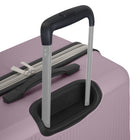 Reebok - Valise de cabine à coque rigide 21.50po de la collection Action - Mauve-Double roulettes pivotantes à 360 degrés pour un roulement fluide et silencieux (8 roues)