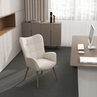 Homy Casa - Chaises d'accueil pour bureau - Tissu beige-Tissu respirant et doux pour un confort toute l'année.