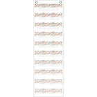 Teacher Created Resources - Tableau de stockage de fichiers à 10 pochettes - 14 po x 58 po - Confettis-Parfait pour organiser les fichiers des étudiants, les jeux de dossiers de fichiers, les formulaires et autres documents