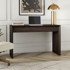 Hudson&Canal - Bureau Pembroke 48'' - Brun aulne-Fini dans une finition brun aulne aspect bois