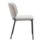 Zuo - Plat Chaise de salle à manger - Gris - Ensemble de 2-Dimensions: 21,3 po L x 19,3 po L x 30,7 po H