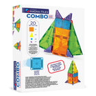 Magna-Tiles - Ensemble de construction magnétique combiné de 20 pièces-Qualité Supérieure: Les pièces MAGNA-TILES sont fabriquées à partir de plastique MABS de qualité alimentaire, non toxique, exempt de BPA, de phtalates et de latex. Nos aimants sont sélectionnés avec les enfants à l’esprit, leur permettant de séparer facilement les tuiles pour construire en toute sécurité et sans frustration.
