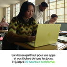 Apple - Portatif MacBook Neo 13 po avec Touch ID - A18 Pro - SSD 512 Go - Mémoire 8 Go - Rose pastel-Un brillant écran 13 po - Le superbe écran Liquid Retina vous en met plein la vue. Avec une définition de 2 408 x 1 506, jusqu’à 500 nits de luminosité et la prise en charge d’un milliard de couleurs, les images sont éclatantes et le texte, net