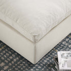 Modway - Commix Duvet Rempli Trop Rempli Ottoman - Beige clair-Coussins en plumes en duvet et en coton
