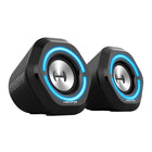 Hecate by Edifier - G1000 Enceintes stéréo de jeu multi-entrées Bluetooth avec lumières RGB - Noir-Multi-entrée avec Bluetooth 5.3, carte son USB et audio AUX 3,5 mm, une compatibilité polyvalente peut répondre à différents types de connexions