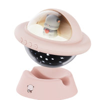 Yanqu - SMILE x SIMO Haut-parleur Bluetooth Star Night-Conception multifonctionnelle 4-en-1 : bascule facilement entre un projecteur Starry Sky, une lampe de projection créative, une lumière nocturne chaude et un haut-parleur Bluetooth sans fil