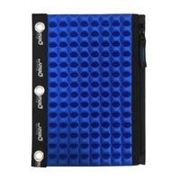 Tech Gear - Pochette Hors réseau pour reliure - Bleu-Pochette de grande capacité avec fermeture à glissière