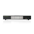 IOGEAR - Commutateur KVM DisplayPort 4K Dual View à 4 ports avec hub USB 3.0 et audio-Fonctionne sur 4 ordinateurs DisplayPort avec 1 clavier, une souris et 2 moniteurs