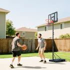 Soozier – Panier de basketball portatif extérieur-La base peut être remplie avec jusqu’à 143 lb (65 kg) d’eau pour une stabilité accrue
