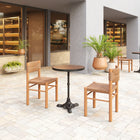 Zuo - Iska Chaise de salle à manger - Naturel - Ensemble de 2-Supporte jusqu'à 250 lb