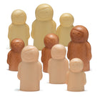 Yellow Door - Les petites gens - Ensemble de jeu sensoriel de 9 figurines-Ces charmants petits personnages ont été conçus pour inviter au jeu mais laissent les détails aussi ouverts que l'imagination des enfants.