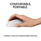 Logitech - M240 Silent Souris sans fil - Blanc cassé-Longue portée : Bluetooth souris sans fil fiable et à longue portée jusqu’à 10 m/33 pieds de votre ordinateur (3)