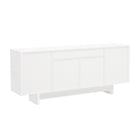 Manhattan Comfort - Buffet moderne Ella 180 cm - Blanc-15,7 po L x 70,9 po l x 29,7 po H