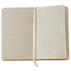 JAM Paper - Petit carnet de notes à couverture rigide avec élastique - 100 feuilles lignées - 3 3/4" x 5 5/8" - Kraft brun-Quantité : vendu à l'unité | 100 pages papier lignées/lignées.