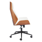 Zuo - Flex High Back Chaise de bureau - Blanc-Garantie limitée de 3 ans