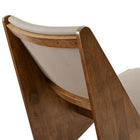 Modway - Rylina Cuir végane Chaises d’accent - Brun noyer - Ensemble de 2-9
