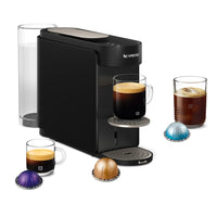 Nespresso - Machine à expresso et café Vertuo Up par Breville, Noire-La technologie avancée Centrifusion adapte l'infusion pour offrir une expérience gustative unique, avec une crème de café onctueuse et signature