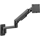 Mount-It! - Support mural robuste pour moniteur avec bras à ressort à gaz, compatible avec les moniteurs ultra-larges jusqu'à 49 pouces-Sa conception murale peu encombrante libère de l'espace sur le bureau tout en offrant un agencement épuré et minimaliste pour les postes de travail et les jeux vidéo
