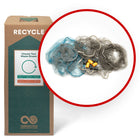 TerraCycle - Filets pour cheveux et barbe et bouchons pour les oreilles - Zero Waste Box- Grande-Veuillez nous envoyer toutes les marques et tailles de filets à cheveux et à barbe et de bouchons d'oreilles usagés.