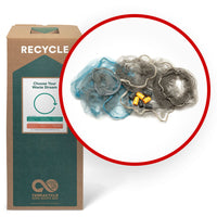TerraCycle - Filets pour cheveux et barbe et bouchons pour les oreilles - Zero Waste Box- Grande-Veuillez nous envoyer toutes les marques et tailles de filets à cheveux et à barbe et de bouchons d'oreilles usagés.