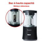 Staples - Taille-crayon électrique pour usage modéré et plus à alimentation automatique – Noir-Peu encombrant sur votre bureau ou votre comptoir et doté d’un dessous antidérapant pour plus de stabilité
