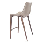 Zuo - Magnus Tabouret de comptoir - Brun/Noyer - Ensemble de 2-6